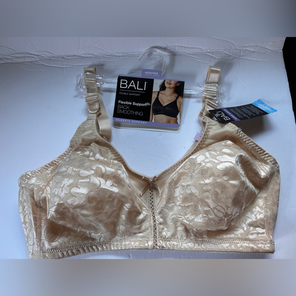 Bali Classic Support Wire Free Bra Style DF3372 Size 38D NWT Retail $44